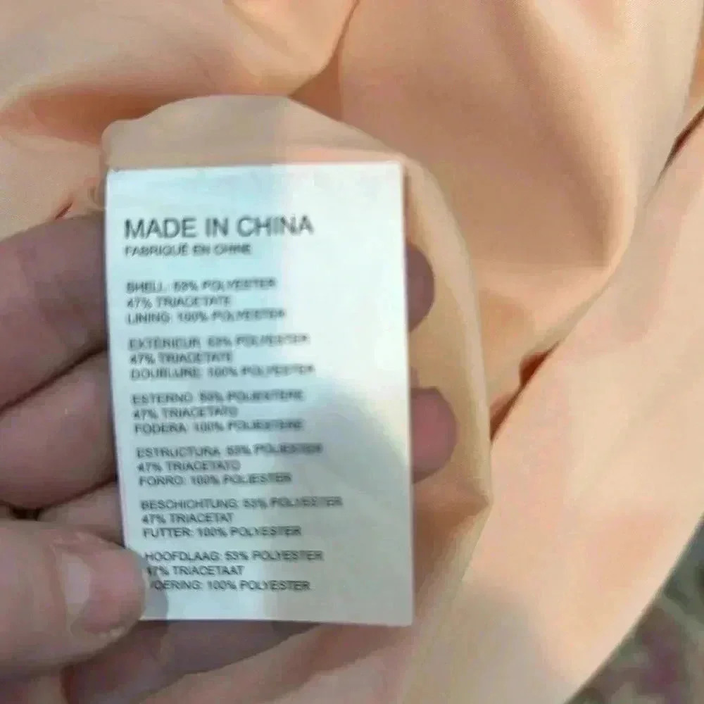 CLUB MONACO CLASSY DOUBLE BOW IN BACK PEACH DRESS SIZE 6 - Picture 8 of 8
